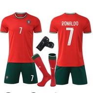 25-26 Adult Football Jersey Set Portugal Home CR7 Football Jersey