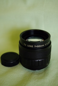 50mm F1.4 FUJIAN C Mount Closed Circuit CCTV Lens Fujian 50mm f/1.4 เลนส์ละลาย CCTV โบเก้หมุนวนๆ ( 5