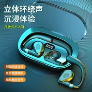T18新款掛耳藍牙耳機無線不入耳運動觸控數顯高音質超長續航音樂