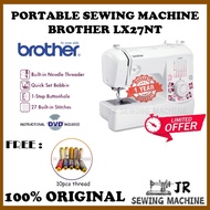 Brother Heavy Duty Sewing Machine LX27NT Home Electrical Portable Mesin Jahit (1 Year warranty) lx27