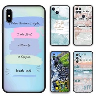 OPPO A96 A75 A75S F21 Pro 5G Reno 2 2Z 2F 3 Bible Verse Jesus Christ Christian 5J2  Soft Silicone Phone Covers