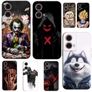Case For Motorola MOTO G24 POWER Case Soft Silicone Phone Cover Black Tpu Shatterproof phone cases 7