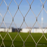 Jaring Tali Keluli Tahan Karat Pagar Gelanggang Tenis Jaring Perlindungan Zoo Jaring Anyaman Jaring 