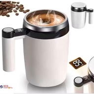 HQ-116 400ml Self Stirring Mug SUS304 Stainless Steel Rechargeable Auto Magnetic Coffee Mug with Sti