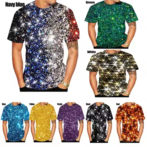 Nerw Dazzling 3D Printed Mens Graphic Tshirts Women Party Funny Gold Hypnotic Graphic Tshirt Kids O 