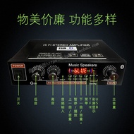 Household Two-Channel Digital Power Amplifier Car Audio 12V Power Amplifier 2-Channel Power Amplifie