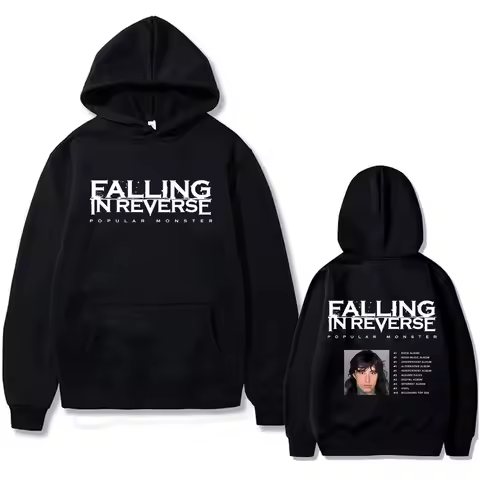 Famous Falling in Reverse Popular Monster Album Graphic Hoodie Ronnie Radke Hoodies Men Women Rock M