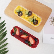 280ML Transparent Long Cake Box Ice Cream Fruit Cheesekut Boxes Mousse Pudding Tiramisu Packaging Bo