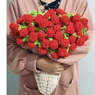 Flower Blanket Boquet Crochet Flower Blanket Bouquet Knitted Flower Bouquet/
