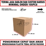 Cardboard Box Plain Packing Cardboard Size 30x30x30 Carton Box