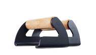 BYZOOM FITNESS PUSH UP HANDLE+ /Non-Slip/ Wood Handles