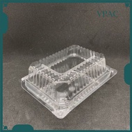 OPS - C46 -BENXON Plastic Tray [ 50pcs± ] Bakery Disposable Plastic Clear Food
