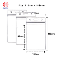 PVC Transparent Exhibition ID Card Holder Name Card Holder Name Tag Badge ID IC Card Holder