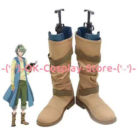 Anime Futo Detective Philip Cosplay Fuuto PI Cosplay Shoes PU Leather Shoes Custom Made Halloween Ca