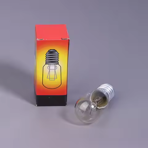2Pcs E14 15W High Temperature Resistant Refrigerator Bulb Microwave Oven Replacement Light Toaster/S