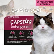 CAPSTAR Flea Treatment for Cats 2-25 lbs （1-11Kg）（nitenpyram) Vet-Recommended Medication Tablets Sta