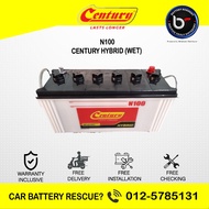 [ Installation Provided ] N100 | 95E41R Century Hybrid WET | Lorry Battery | Machinery Bateri | Lori