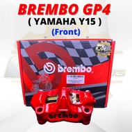 🔥OFFER BREMBO GP4🔥 BREMBO CALIPER 4POT FULL SET SIAP BRACKET SCREW DEPAN FRONT YAMAHA Y15 Y15ZR DISC