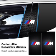 2Pcs Car Center Pillar Anti-scratch Protector Films Stickers For BMW M M3 M4 M5 X1 X5 X3 X7 X6 Perfo