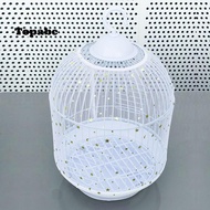 TOP Bird Cage  Bird Supplies Garden Shining Shell Skirt  Bird Cage Accessories Catcher Guard