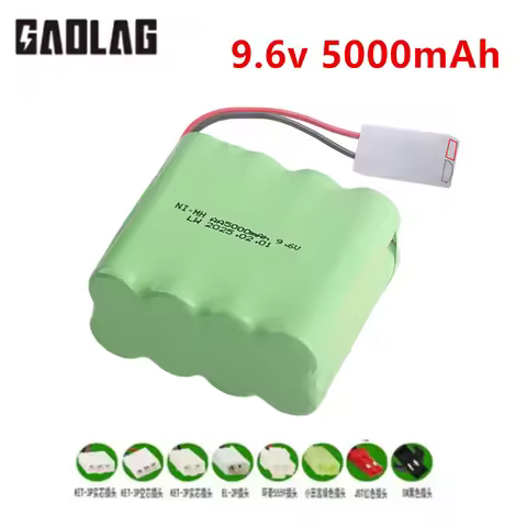 9.6V Rechargeable Battery For Emergency Lamp For Rc toys Car Tanks Trains Robot Boat Gun tools AA Ni