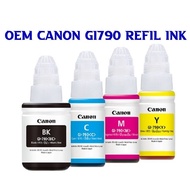 OEM CANON GI790 GI-790 BLACK/CYAN/MAGENTA/YELLOW Refill Ink GI-790 G2000 G1000 g2010 g3010 ink