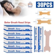 30Pcs Ventilation Nasal Patch - Breath Nasal Strips - Right Aid Stop Snoring Nose Patch - Anti Snore