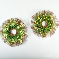 Small Fresh Green Dill Leaf Home Simulation Decoration Wall Silk Flower Garland American Country Dai