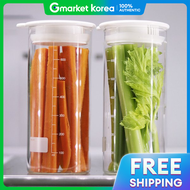 Duo Bottle Heat-Resistant Glass Water Bottle Airtight Container 700ml X 2P / Meal Prep Salad Bottle