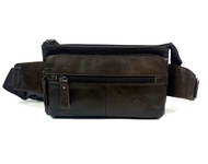 Chinatown Leather กระเป๋าคาดเอวหนังวัวแท้สะพายหน้าอกหรือคาดเอว ใบไม้