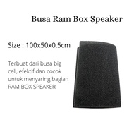 Speaker Ram Box Foam - Speaker Box Foam 100x50x0,5cm