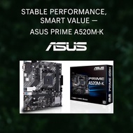 ASUS PRIME A520M-K Micro ATX Motherboard – AMD Ryzen 5000 AM4 A520 Chipset