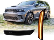 USR 21-25 D6U SUV Side Marker Light – Front Smoked Parking Lamps (Left + Right) Pair - Compatible wi