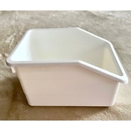 Box, Organizer white, 19x26x15 cm (7 ½x10 ¼x6 ")