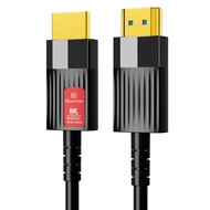 Lightweight HDMI2.1 Optical Fiber Cable 8K @ 60Hz TV Notebook Computer Gaming Display 4K @ 120Hz Ult