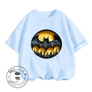 Batman เสื้อยืดแขนสั้น Streetwear เสื้อสวมหัวเสื้อผ้าเด็กทารกชุด Sanrio เสื้อเด็ก TShirt ชุด Batman 