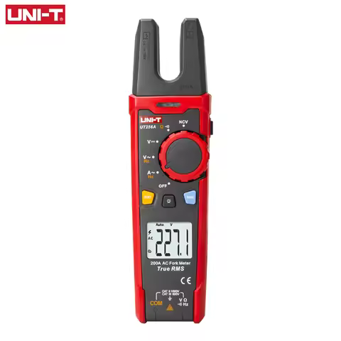 UNI-T Digital Clamp Meter UT256A 200A AC Pliers Ammeter True RMS Amperometric Clamp Voltage Frequenc