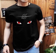 kaos murah oblong cowok keren motif terbaru mata naruto - bisa cod
