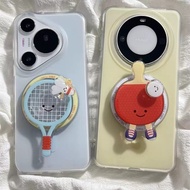 honor magic 6 pro casing honor magic v3 casing Rotating Racket Magnetic Bracket Suitable for Glory 5