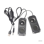 Kiki Portable Heavy Bass Sound Cavity Double Speaker for TV Monitor Cavity Speaker