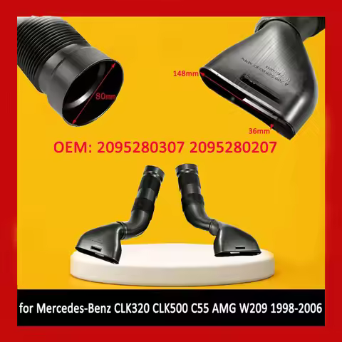 for 2003-2006 W209 C209 Mercedes-Benz CLK55 AMG CLK500 CLK 320 CLK320 C55 AMG Air Intake Duct Hose 2