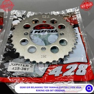 Gear Gir Belakang TDR Yamaha Jupiter Z Fizr Vega Rxking 428-36T Original