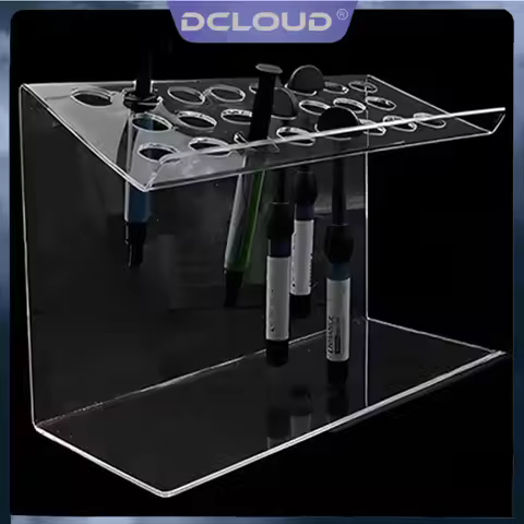 DCLOUD 1Pc Dental Acrylic Composite Resin Placement Holder Stand Syringes Applicator Dispenser Bondi