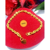 [ACCPEKANBARU] 24K CRYSTAL PLATED CHAIN BRACELET + 24K GOLD PLATED | IMPORTED JEWELRY
