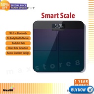 千莲 Amazfit Smart Scale Body Fat 16 Health Metrics Standing Heart rate Measurement
