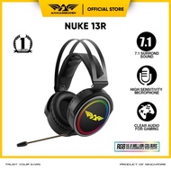 QR0719 Armaggeddon Nuke 13R Surround 7.1 Gaming Headphones with Microphone