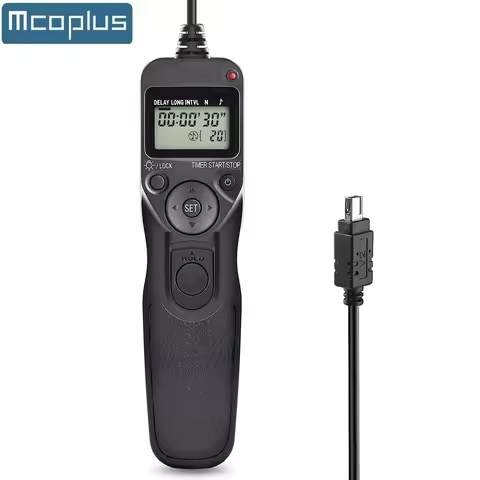 Mcoplus MC-DC2 Intervalometer Timer Remote Shutter Release Time Lapse for Nikon Z7 Z7II Z6 Z6II Z6II