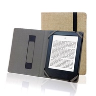 Natural Linen Case Cover for 6" ebook Reader Universal Hemp Case Cover for Sony/kobo/tolino/Pocketbo