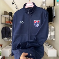 เสื้อวอร์ม แจ็คเก็ต MA-i(มาอิ)พร้อมโลโก้ใหม่สี ตัดต่อแบบปลายแขนจั๊ม