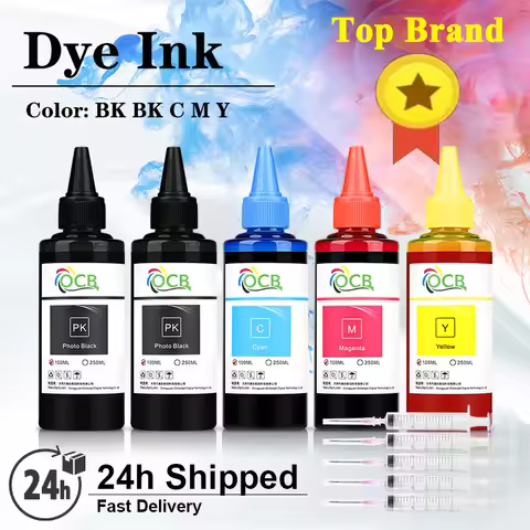 100ml x 5PC Refill Dye Ink PGI450 for Canon PGI-450 CLI-451 PIXMA IP7240 MG5440 MG5540 MG6440 MG6640